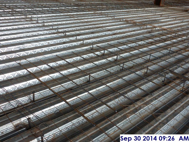 Installed wire mesh and rebar at the 3rd Floor (1) Facing North-East (800x600)